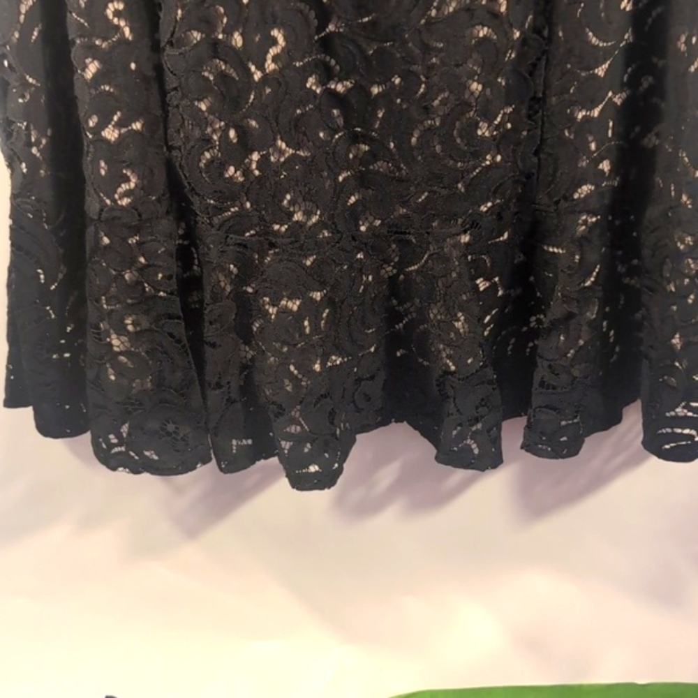 Lane Bryant Little Black Lace dress Size 20 - Picture 6 of 13
